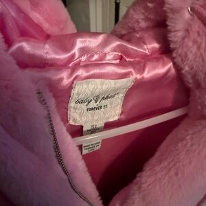 Baby Phat x Forever 21 Pink Faux Fur Jacket